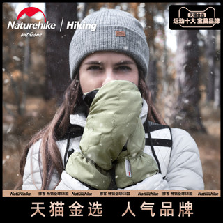 挪客户外 Naturehike棉手套女男士冬季加绒加厚防寒保暖冬天开车户外滑雪防风防水