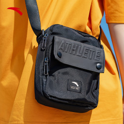 anta 安踏 运动休闲斜挎包2022新款单肩包男女同款学生潮流小背包通勤