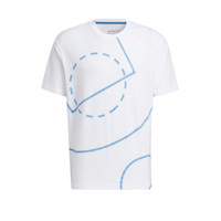 adidas NEO U Bbal Tee 1 中性运动T恤 HN0001 白色 S