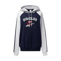 Reebok 锐步 HOODIE 女子运动卫衣 H25640 藏蓝色 S