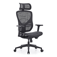 MANVIS 曼维斯 618WA 全网透气人体工学椅电脑椅  黑框黑网