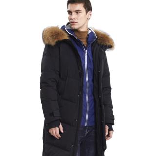 bosideng 波司登 极寒系列 男士长款羽绒服 b90142047 黑色 185/100a