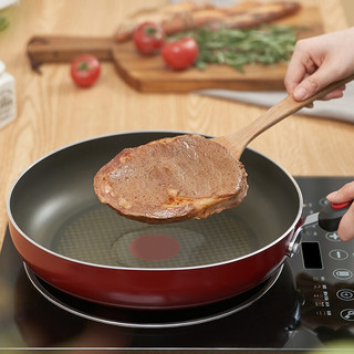 SUPOR 苏泊尔 EJ28HP01 煎锅(28cm、有涂层、不粘、铝合金、红色)