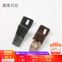 戴维贝拉儿童连裤袜秋冬新款女孩弹力加厚保暖打底裤女童宝宝裤袜