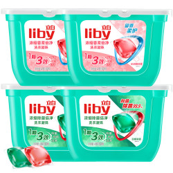 Liby 立白 浓缩洗衣凝珠套装 52颗*4盒 沁润樱花香+日晒清香