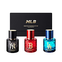 MLB 美国职棒大联盟 女士淡香水EDT套装 (BOSTON暮光私语10ml+LA甜梦午时10ml+NY子夜初绽10ml)