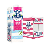 DEVONDALE 德运 低脂纯牛奶 1L*10瓶