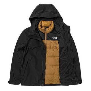 THE NORTH FACE 北面 男子三合一冲锋衣 NF0A81QS-YU3 黑色 M