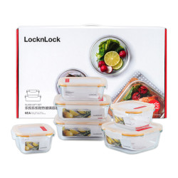 LOCK&LOCK 乐扣乐扣 LLG224S902 保鲜盒套装 6件套