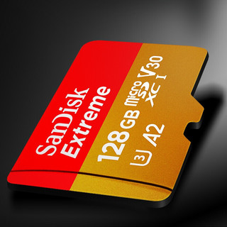 闪迪 Sandisk  至尊极速系列 A2U3V30 Micro-SD存储卡 128GB（U3，A2，V30）