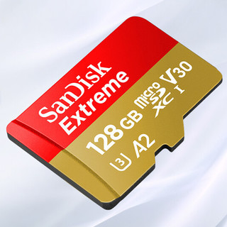  闪迪 Sandisk  至尊极速系列 A2U3V30 Micro-SD存储卡 128GB（U3，A2，V30）