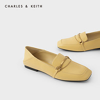 CHARLES & KEITH 女士方头穿乐福鞋 71680041