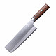 限地区、PLUS会员：tuoknife 拓 黑将 大马士革钢不锈钢刀 7.5寸