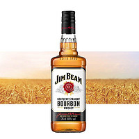 JIM BEAM 金宾 美国威士忌酒金宾占沾边750ml波本波旁威士忌