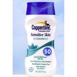 Coppertone 确美同 水宝宝温和型防晒乳 SPF50 PA+++ 177ml