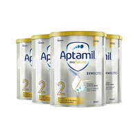 Aptamil 爱他美 【用码PD12立减12纽】Aptamil 爱他美 白金版婴幼儿奶粉 900g 2段 （4罐包邮装）