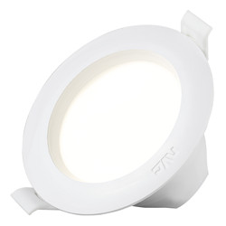 NVC Lighting 雷士照明 NVC） led筒灯嵌入式孔灯开孔7.5 4W/暖白 Φ75-80