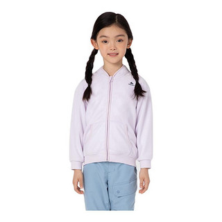 DECATHLON 迪卡侬 MH120 男女童通用立领摇粒绒外套 8569009 新款 香芋紫 100cm