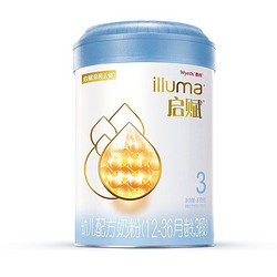 illuma 启赋 惠氏启赋系列 幼儿配方奶粉 3段 810g*4