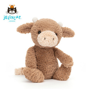 jELLYCAT 2022新品汤宝塔夫特牛 毛绒玩具安抚睡觉抱枕玩偶生日礼物送礼可爱公仔 汤宝塔夫特牛 H20 X W9 CM