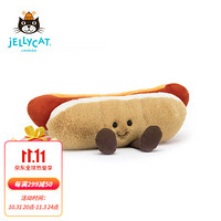 jELLYCAT 2022新品趣味热狗 可爱公仔毛绒玩具小玩偶生日礼物 趣味热狗 H11 X W25 CM