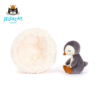 jELLYCAT 圣诞新品 冬眠企鹅 柔软毛绒玩具安抚睡觉抱枕 冬眠企鹅 H13 X W13 CM