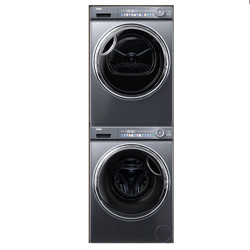 Haier 海尔 极光系列 EG100MATE81SU1+EHGS100FMATE81U1 热泵式洗烘套装