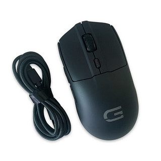 戴记严选 GM3323D 2.4G双模 无线鼠标 5000DPI RGB 黑色