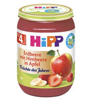 HiPP 喜宝 宝宝水果泥 190g 草莓覆盆子苹果/西梅梨