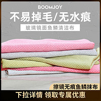 BOOMJOY 宝家洁 鱼鳞抹布吸水不易掉毛不易留痕懒人干湿两用厨房擦玻璃神器洗碗巾