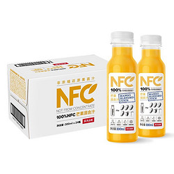 NONGFU SPRING 农夫山泉 NFC果汁饮料 100%NFC芒果混合汁300ml*34瓶 实付104.88元