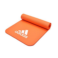 adidas 阿迪达斯 瑜伽垫 防滑初学者 男女健身运动瑜伽垫 太阳橙色（7mm）