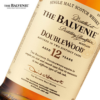 THE BALVENIE 百富 苏格兰百富12年双桶陈酿单一麦芽威士忌进口洋酒