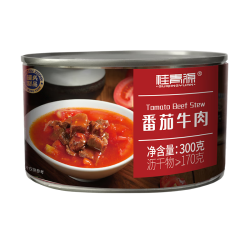 桂青源 番茄牛肉罐头 300g
