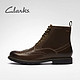 Clarks 其乐 Bowzer Hi 男士布洛克短靴 261628027