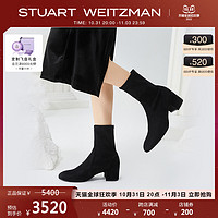 STUART WEITZMAN SW ODETTA 22秋冬季靴子女方跟短靴瘦瘦靴