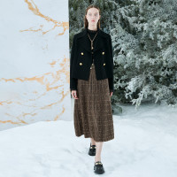 KARL LAGERFELD 女士针织半身裙 KLW22B93710056