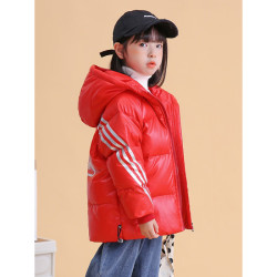 SNOOPY 史努比 捡漏价）史努比儿童羽绒服童装白鸭绒中国风 中国红 110