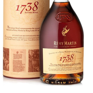 RÉMY MARTIN 人头马 1738皇家礼赞 vsop 干邑白兰地 40%vol 700ml