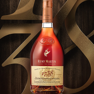 RÉMY MARTIN 人头马 1738皇家礼赞 vsop 干邑白兰地 40%vol 700ml