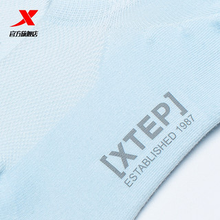 XTEP 特步 运动袜船袜三双装女袜2023年夏季季新款舒适网眼透气隐形短袜