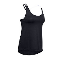 UNDER ARMOUR 安德玛 HeatGear 女子运动背心 1355609-001 黑色 XL