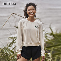OUTOPIA Icon 美丽诺羊绒棉 运动休闲套头衫 可机洗 女款