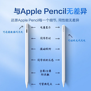 SMARTDEVIL 闪魔 ipad电容笔Apple pencil第二代触控笔2021/20平板电脑防误触手写笔