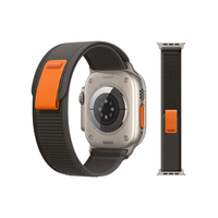 Damon Light 适用于Apple watch系列Ultra野径回环魔术贴尼龙表带
