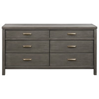 HARBOR HOUSE Lancaster系列 115679 实木六斗柜 灰色 142*40*74.7cm
