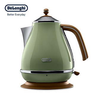 De'Longhi 德龙 Delonghi） KBOV2001.BG 自动断电大功率 复古系列电水壶  304不锈钢材