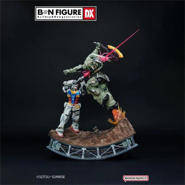 BANDAI 万代 BNFDX RX782 元祖高达 VS 扎古2 对决场景手办