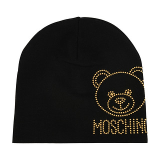 MOSCHINO 女士 黑色小熊羊毛帽子 65268新款