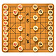 YUKE 羽克 荷木象棋 35号+皮质棋盘 35号